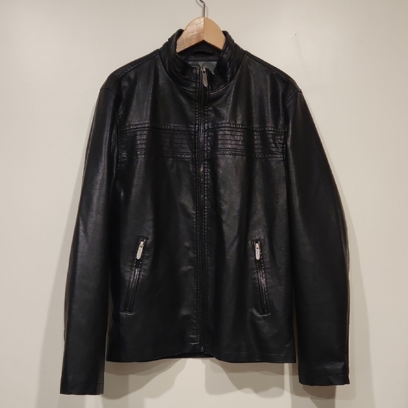 American Breed Other - Men's Black Leather Jacket